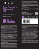 Trans-Resveratrol Nad+ Liposomada 90 C&aacute;psulas