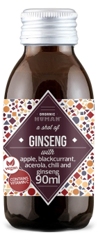 Kildespring Organic Human Shots Ginseng 90 ml