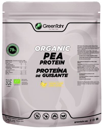 Greentahr Pea Protein Banana Flavor 750 gr Eco