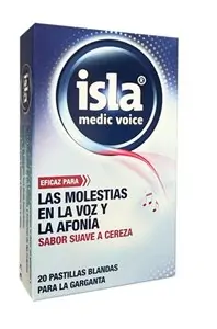 Isla Medic Acute Isla Medic Voice 20 Pastillas Blandas Cereza