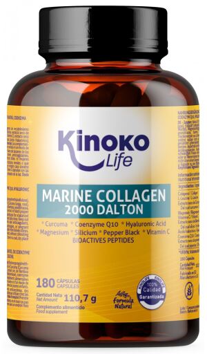 Kinoko Life Col&aacute;geno Marino 2000 Dalton 180 C&aacute;psulas