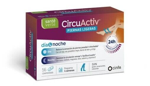 Verte Circuactiv Dia y Noche 56 Comprimidos