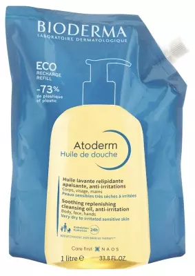 Bioderma Atoderm Aceite de Ducha Eco-Recargable 1 L