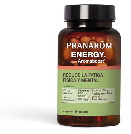 Pranarom Aromaboost Energy 60 Organic Capsules