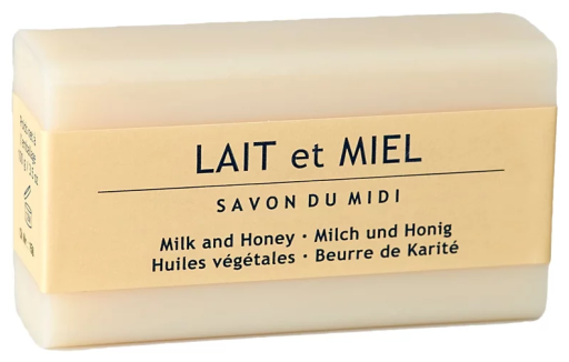 Savon du midi Milk and Honey Bar Soap 100g Bio