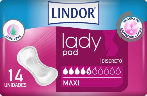 MoliCare Lindor Lady Pad Maxi 5 Gotas 14 Unidades