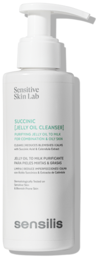 Sensilis Succinic Jelly Oil Limpiador 150 ml