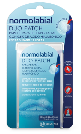 Normon Normolabial Duo Patch 15 Unidades
