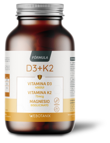 WeBotanix Vitamina D3+K2 60 C&aacute;psulas
