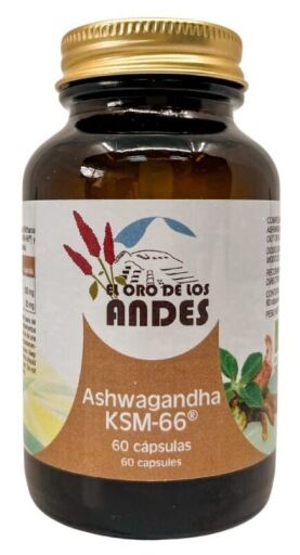 El Oro De Los Andes Ashwagandha 500 mg 60 C&aacute;psulas
