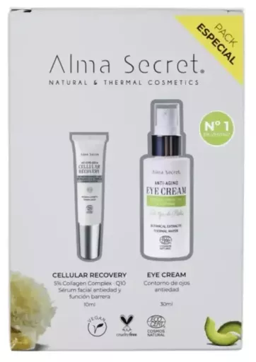 Alma Secret Eye Cream Antiedad Estuche 2 Piezas