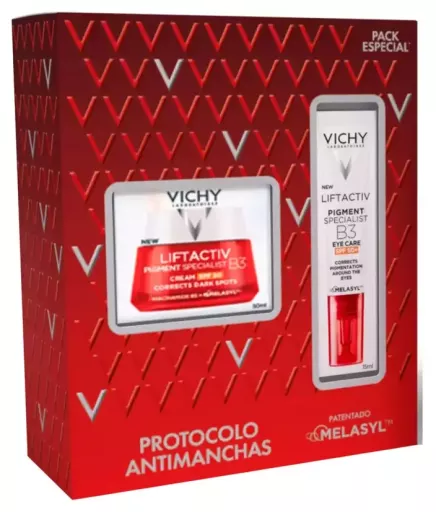 Liftactiv B3 Crema de D&iacute;a Antimanchas SPF50 Estuche 2 Piezas