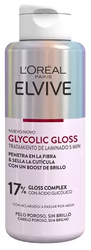 L'Or&eacute;al Paris Elvive Glycolic Gloss Tratamiento De Laminado 5 Min 200 ml