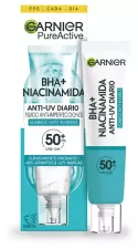 Pure Active Bha + Niacinamida Fluido Mate Invisible SPF 50+ 40 ml