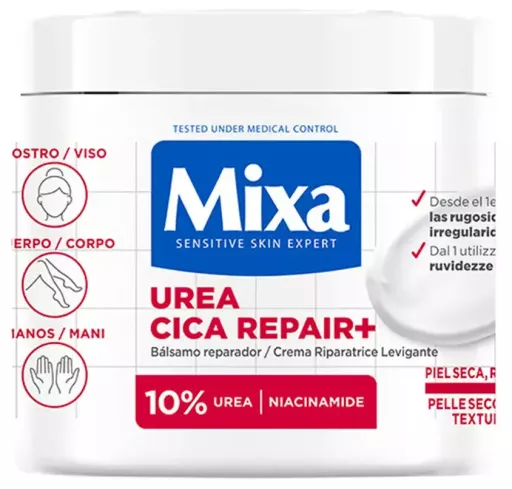 Urea Cica Repair+ B&aacute;lsamo Reparador Piel Seca y Rugosa 400 ml