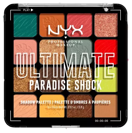 NYX Ultimate Paradise Shock Paleta de Sombras 0,8 gr