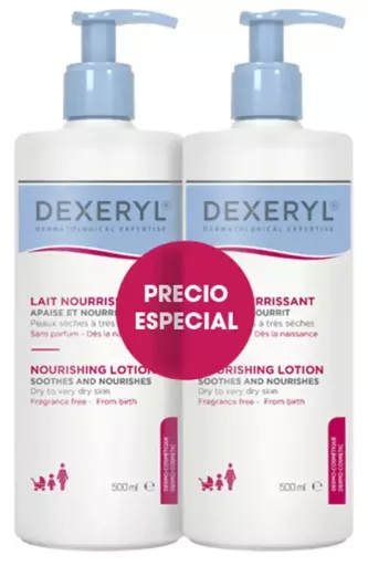 Dexeryl Loci&oacute;n Nutritiva Pack 2 X 500 ml