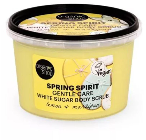 Organic Shop Exfoliante Corporal Suave de Az&uacute;car Spring Spirit 250 ml