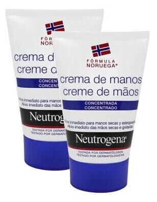 Neutrogena Manos Crema Concentrada 50 ml Duplo Tubo Azul