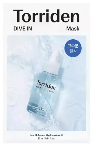 Torriden Dive-In Low Molecular Hyaluronic Acid Mascarilla Facial 27 ml