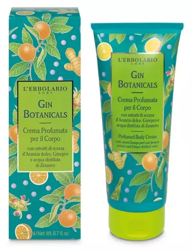 L'Erbolario Gin Botanicals Crema Orporal Perfumada 200 ml