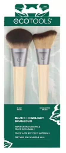 EcoTools Blush + Highlight Brush Duo 2 Piezas