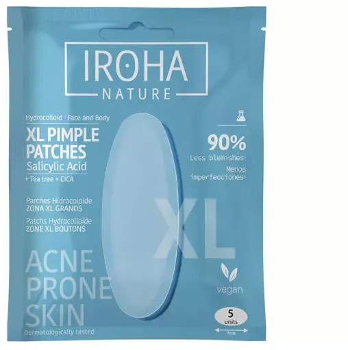 Iroha Acne Prone Skin Parches Hidrocoloide Xl 5 U