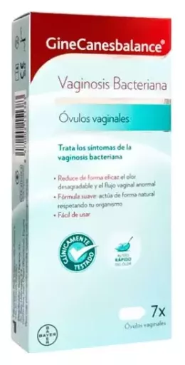Ginecanesbalance 7 &Oacute;vulos Vaginales