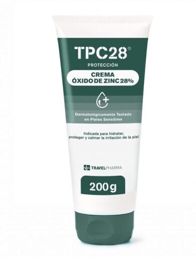 Travel Pharma Tpc28 Crema Oxido de Zinc 28% 200 gr