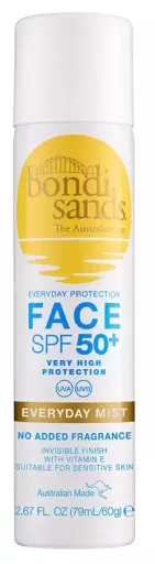 bondi sands Face SPF 50+ Unscented Facial Mist 79 ml