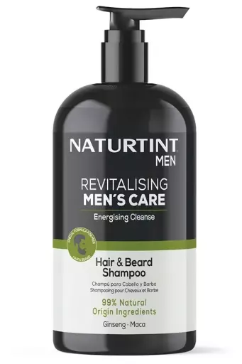 Naturtint Revitalising Men'S Care Champ&uacute; Para Cabello y Barba 500 ml