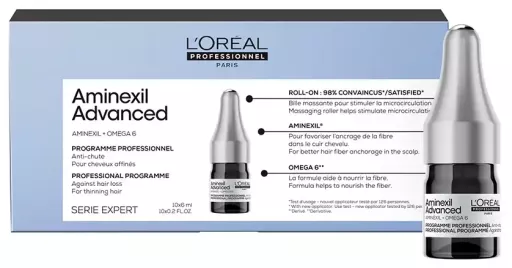 L'Or&eacute;al Professionnel Aminexil Advanced Ampollas con Activos Dermatol&oacute;gicos 10 x 6 ml