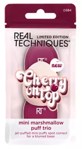 Real Techniques Cherry On Top Mini Marshmallow Puff Trio 3 Piezas
