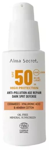Alma Secret High Protection Crema Facial SPF 50 #Gold 50 ml