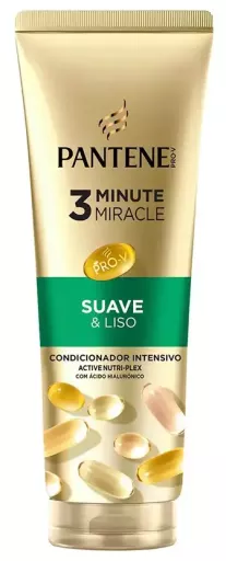 Pantene Miracle 3 Minute Suave y Liso Acondicionador Intensivo 220 ml