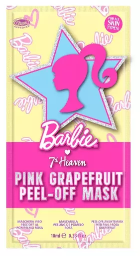 Barbie Mascarilla Peel-Off Face Mask Pomelo Rosa 10 ml