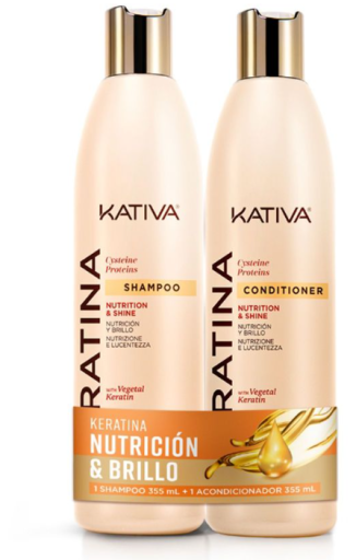 Keratina Kit Champ&uacute; 355 ml + Acondicionador 355 ml