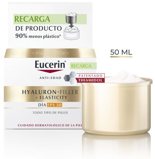 Eucerin Hyaluron-Filler+ Elasticity Crema de D&iacute;a SPF30 Recarga 50 ml