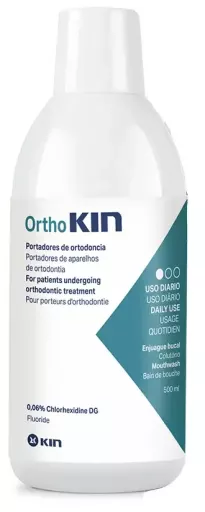 Orthokin Enjuague Bucal #Menta 500 ml