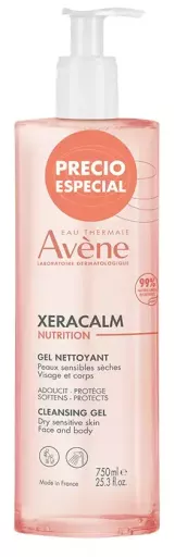 Av&egrave;ne Xeracalm Nutrition Gel Limpiador 750 ml